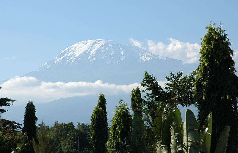 Kilimanjaro vom Moshi Keys Hotel Juni 2007