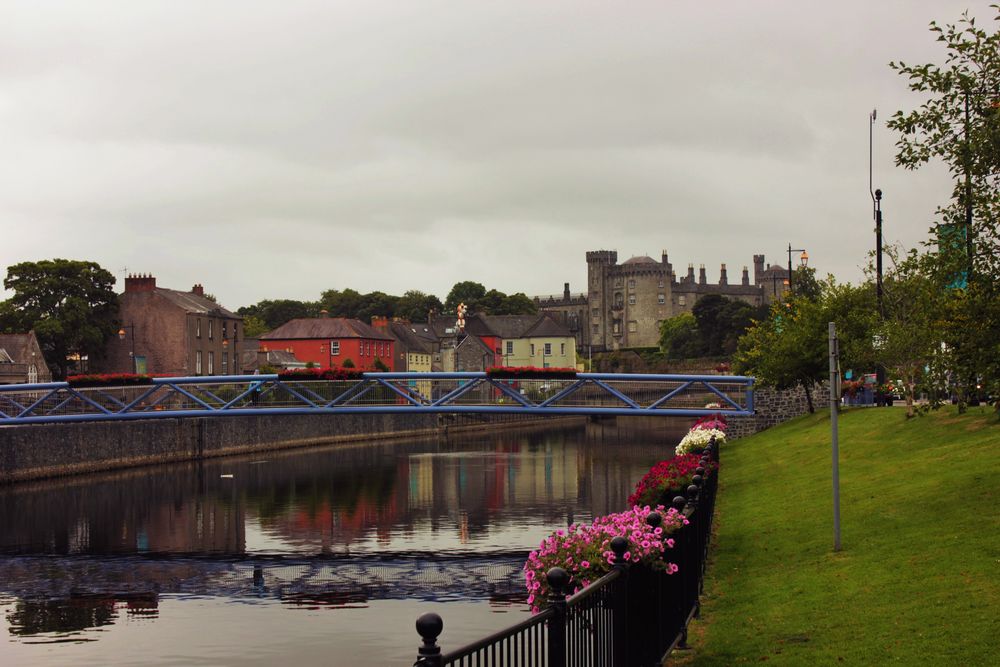 Kilkenny bei typisch irischem Wetter