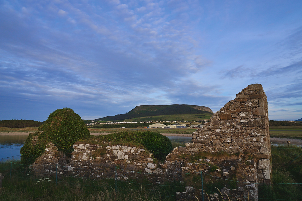 Killaspugbrone - Church with Knocknarea