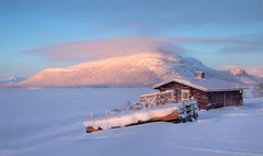 Kilpisjärvi im Morgenlicht