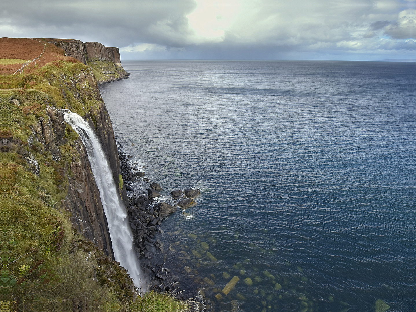 Kilt Rock Waterfall