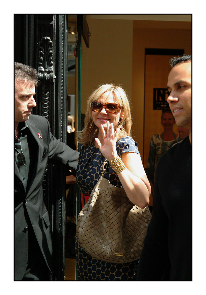 kim cattrall - promis beim shoppen