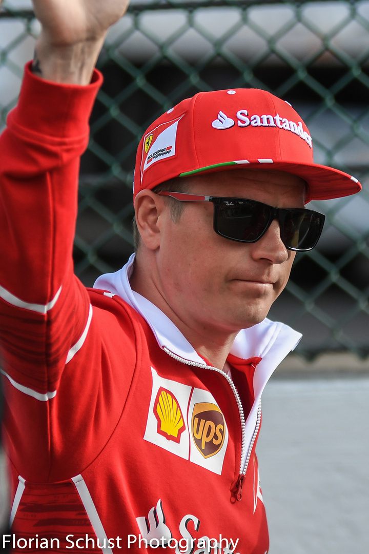 Kimi Räikkönen platzt vor Freude