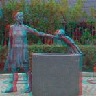 Kind am Brunnen -3D-