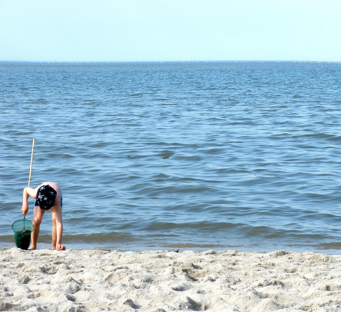 Kind am Strand in Hooksiel 2