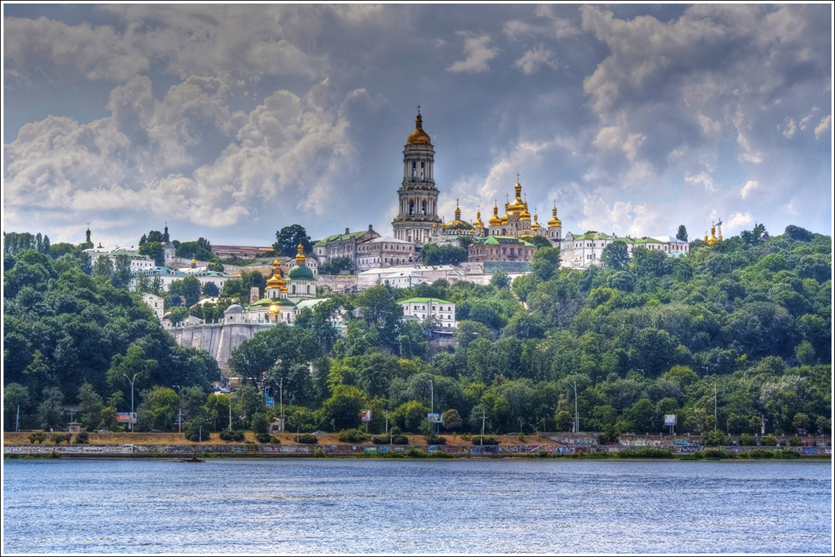 Kind from Dnepr on Kiev Pechersk Lavra