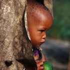 Kind vom Stamm der Himba (Namibia)