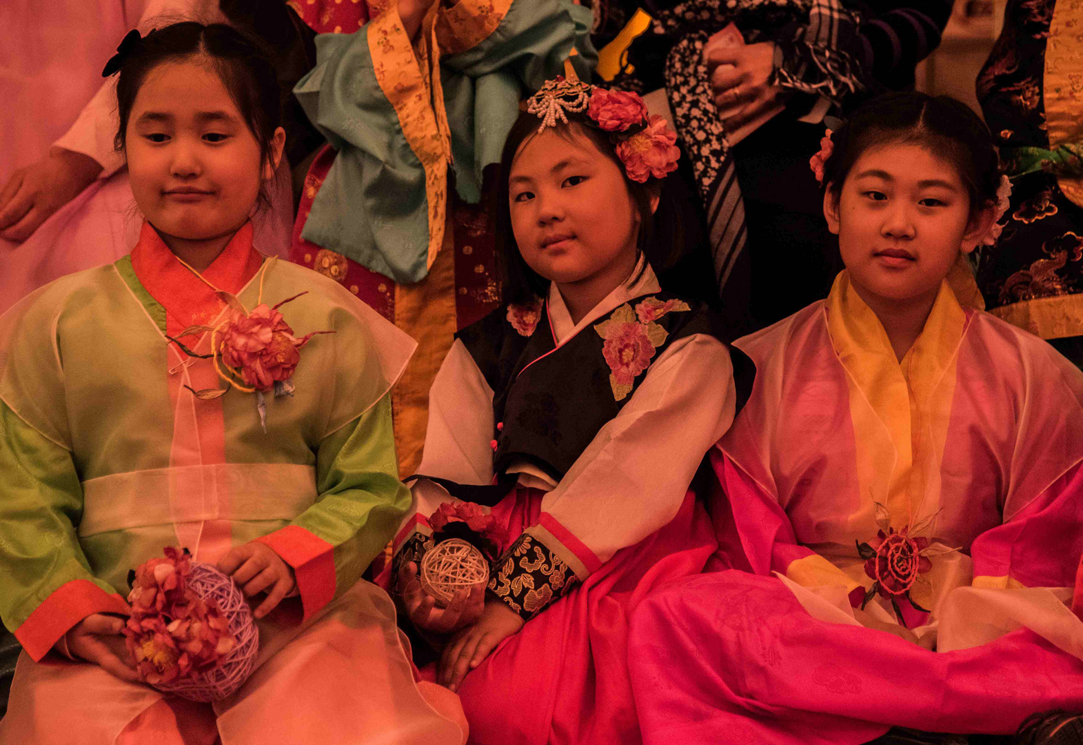 Kinder am Geburtstag  Buddhas im Jogyesa_Tempel