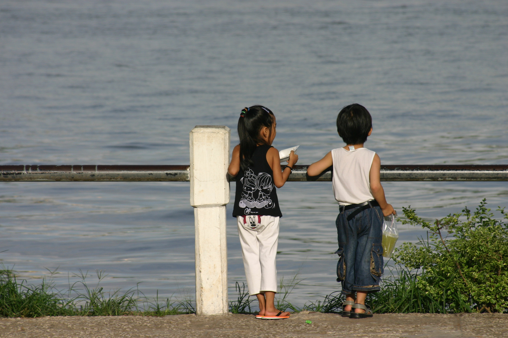 Kinder am Mekong