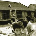 Kinder am Mekong Delta