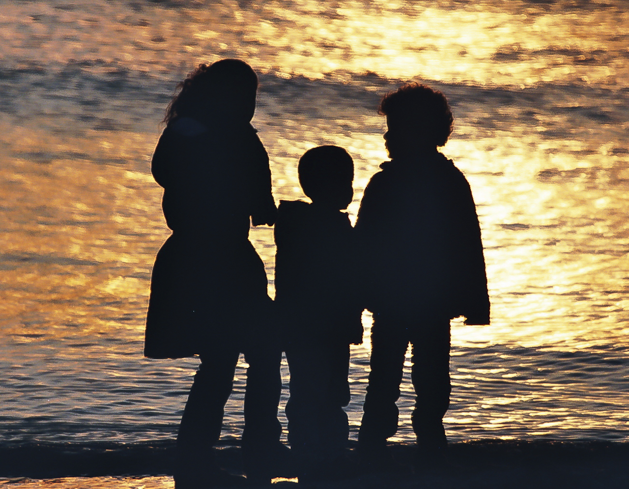 Kinder am Strand