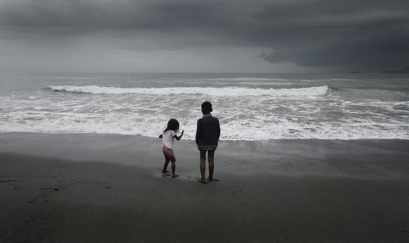 Kinder am Strand