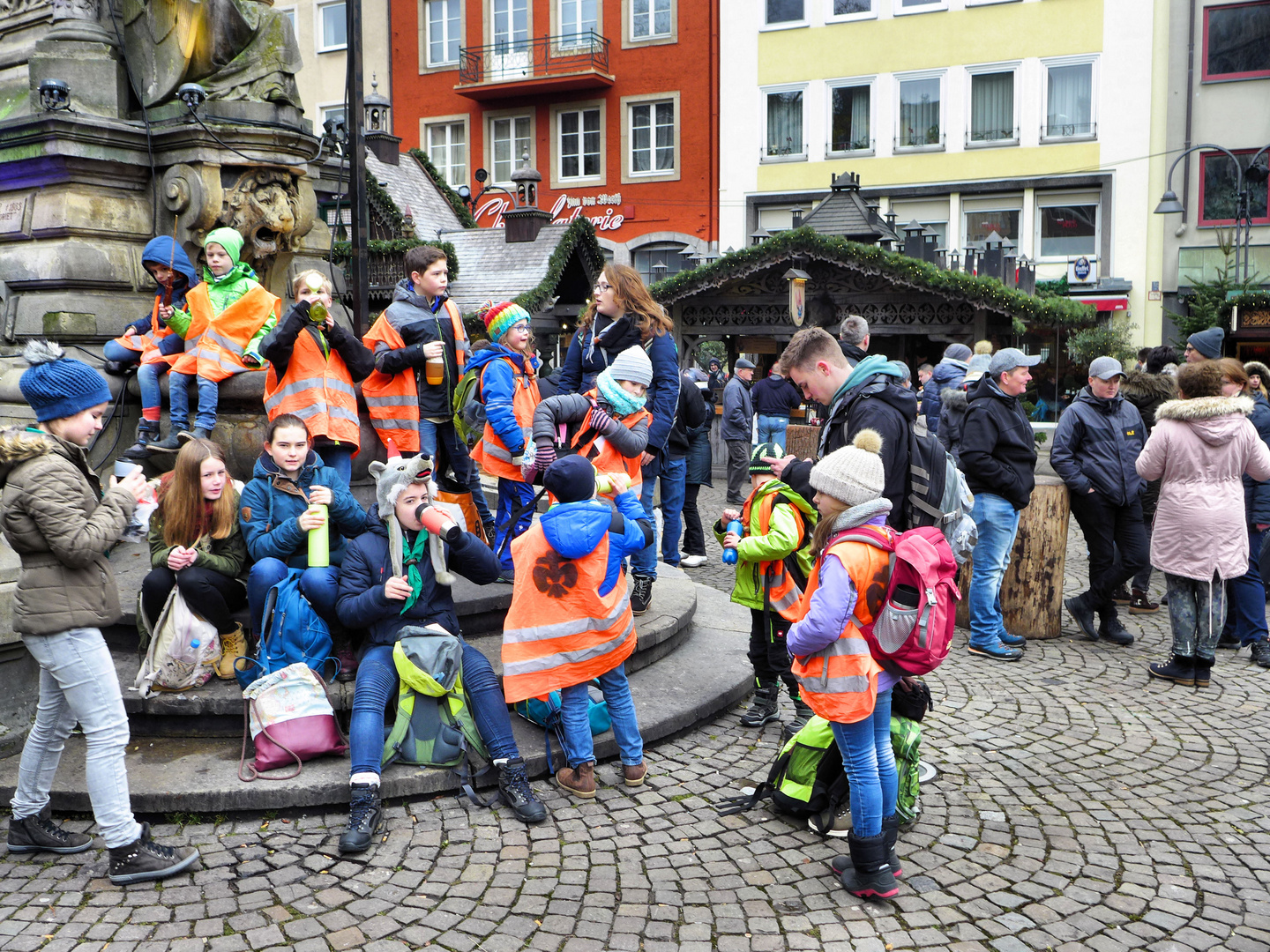 Kinder auf dem Kölner Altermarkt