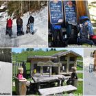 Kinder auf Wanderwegen in den Bergen