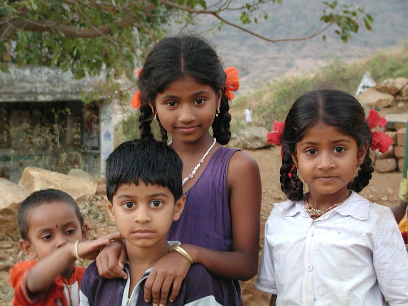 Kinder aus Anaikatti  (Tamilnadu)