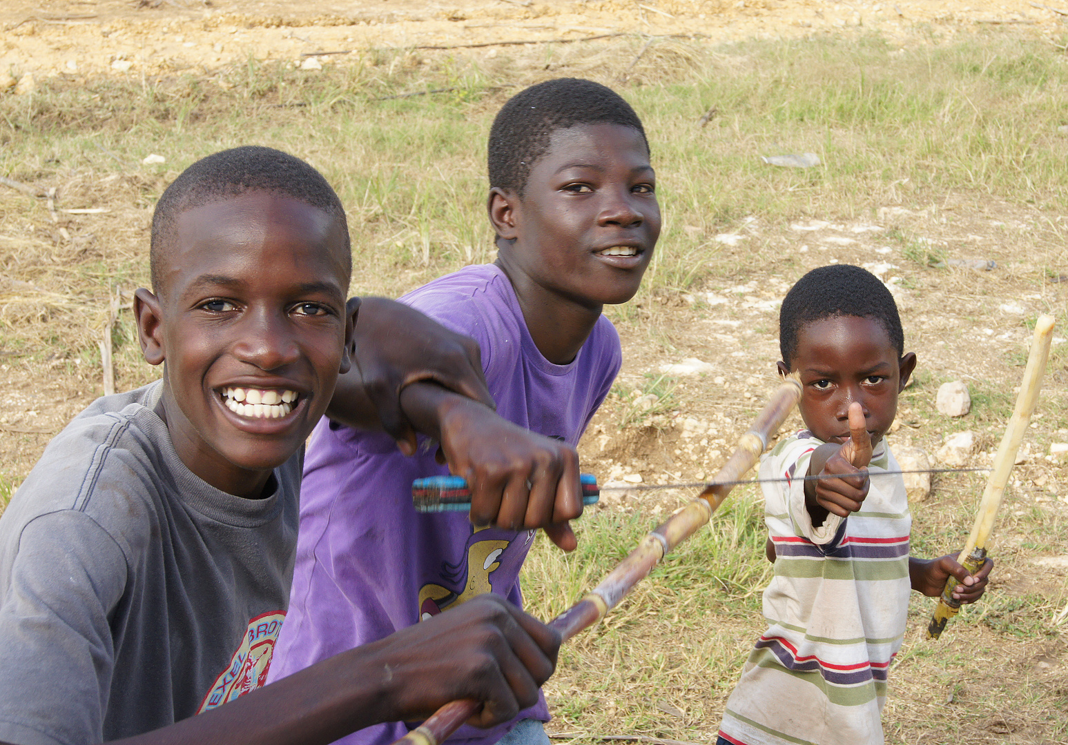 Kinder aus Haiti