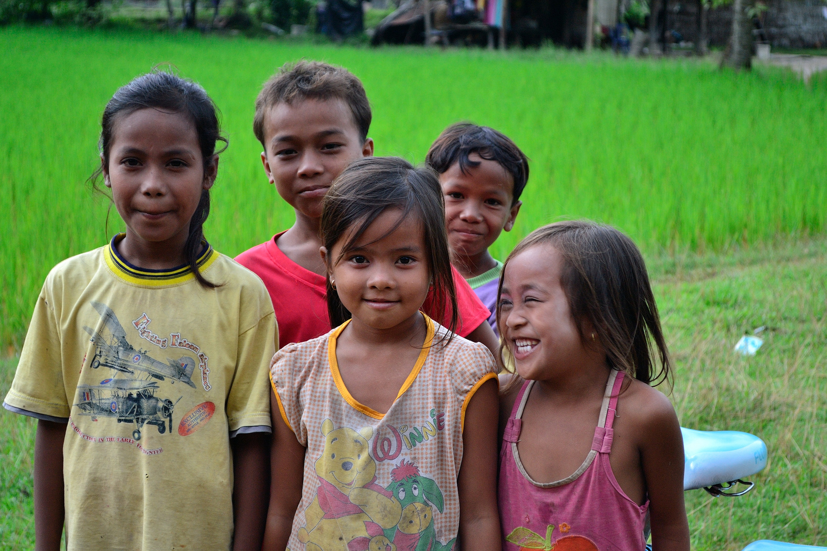 Kinder, bei Kampot