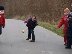 Kinder - Boßeln in Quarnbek