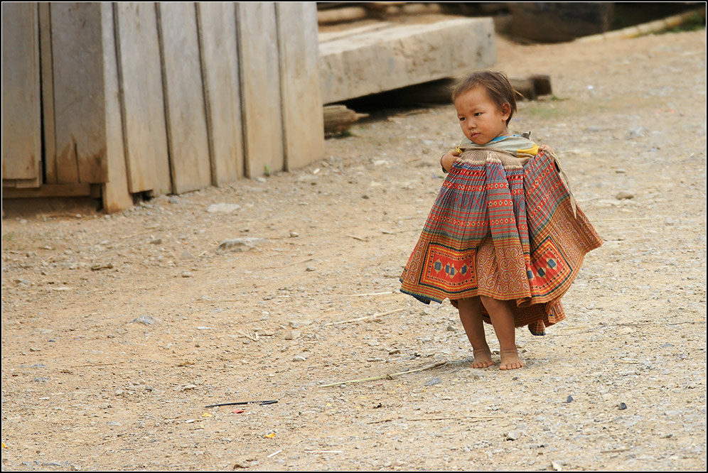 Kinder-Chic auf laotisch :-)