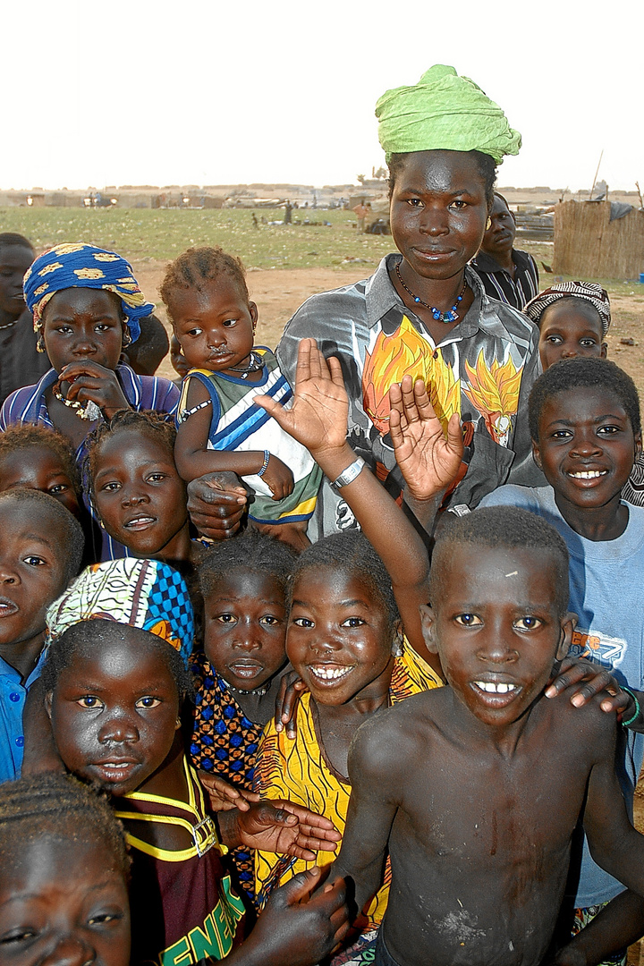 Kinder der Fischernomaden in Mopti