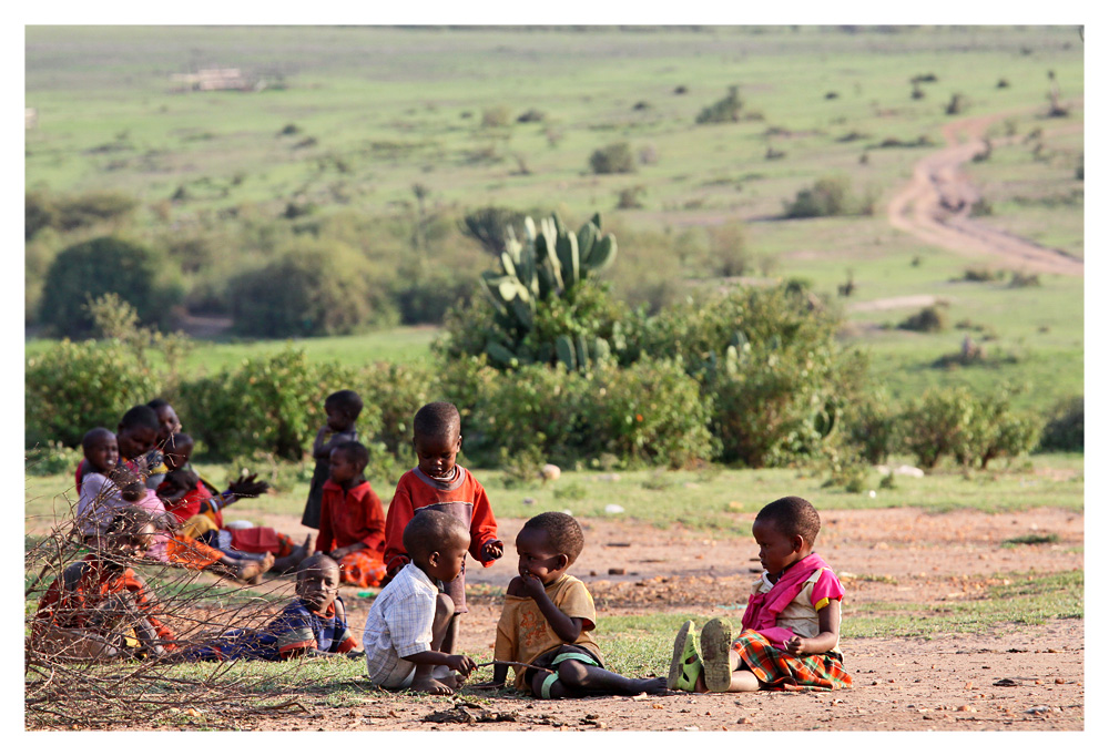 Kinder der Masei Mara - alleine sind sie nie!