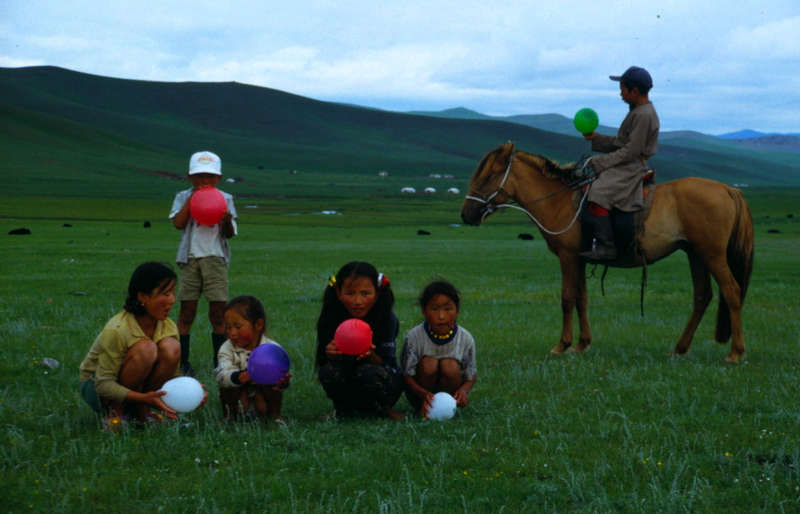 Kinder der Steppe (Mongolei)