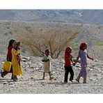 Kinder im Berggebiet von Taiz