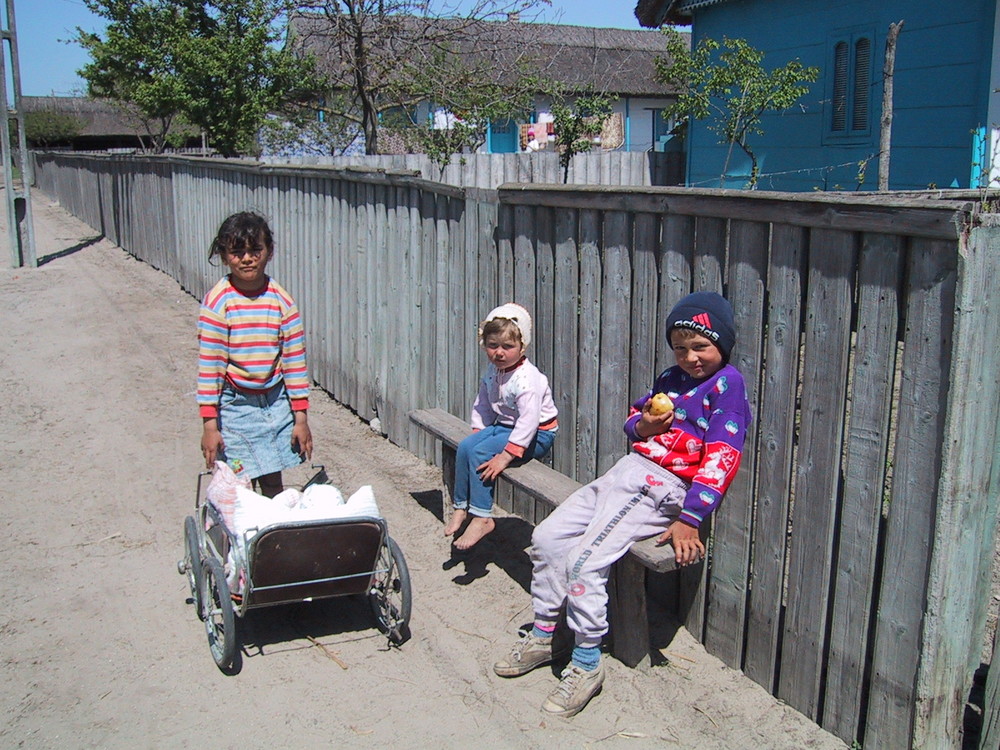 Kinder im Donaudelta