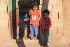 Kinder im Dorf beim Tell Halaf (1) (Archivaufnahme 2009)
