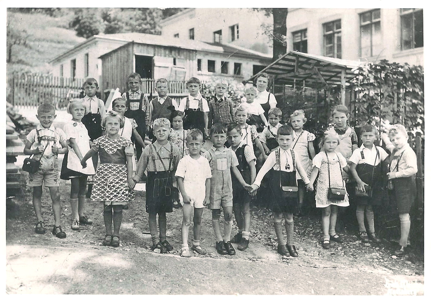 Kinder im Erzgebirge 1940
