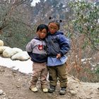 Kinder im Khumbu bei Thame