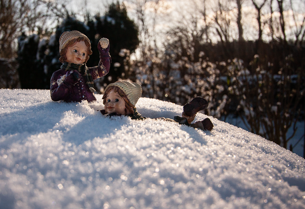 "Kinder" im Schnee 