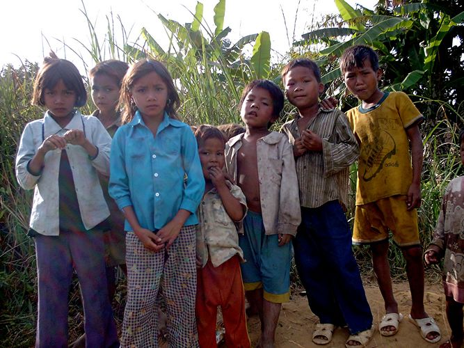 Kinder im Zentralenhochland in Vietnam