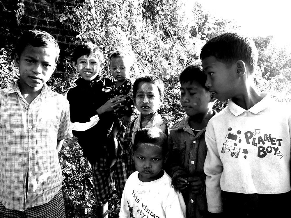 Kinder in Arakan/Rakhine