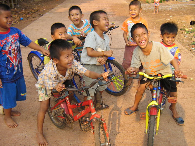 Kinder in Ban Michai