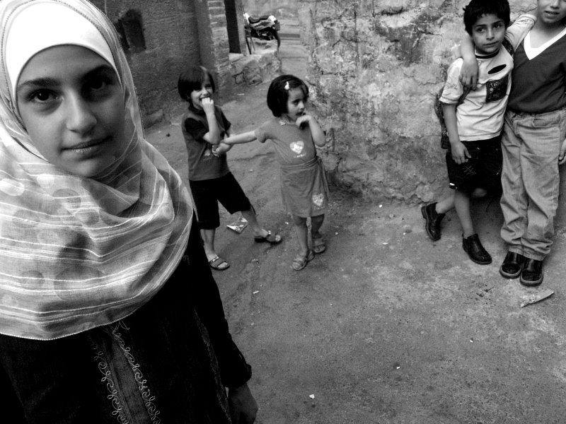 Kinder in den Gassen von Damaskus 1