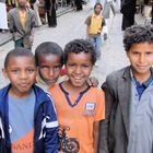 Kinder in der Altstadt von Sanaa, Jemen