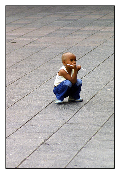 kinder in der großstadt