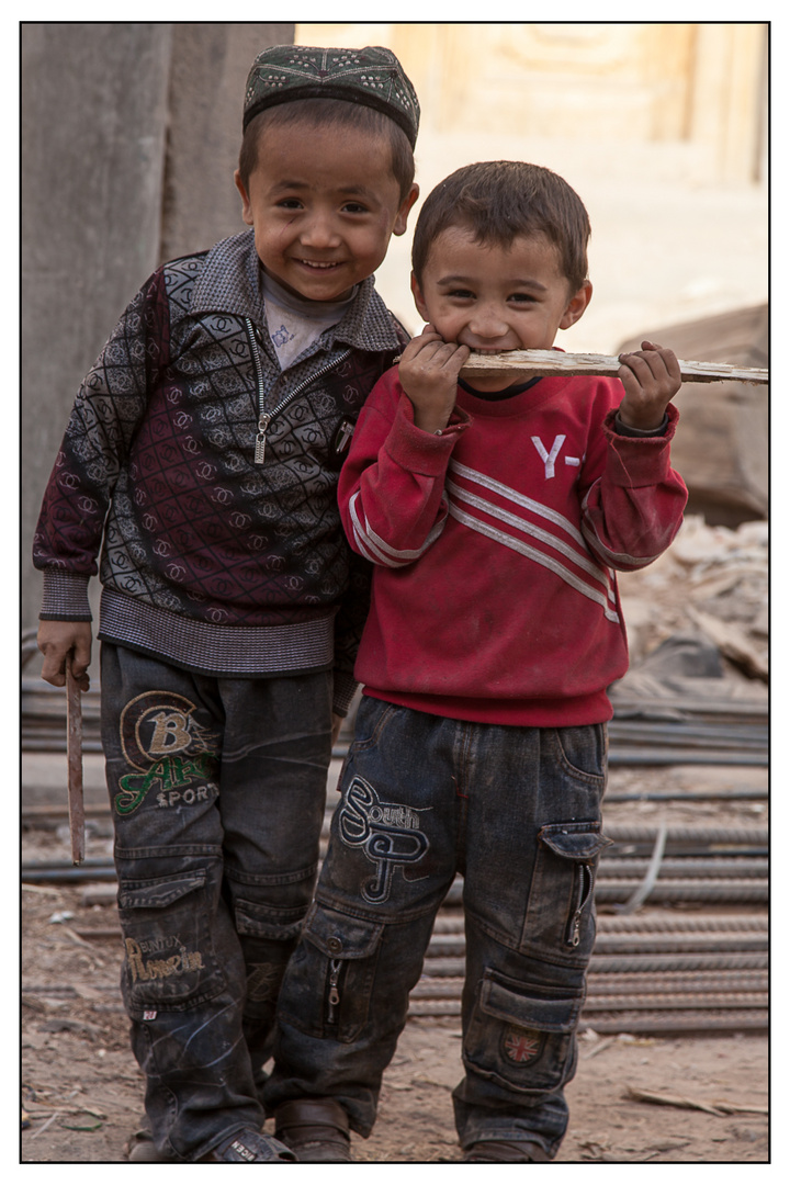 Kinder in Kashgar