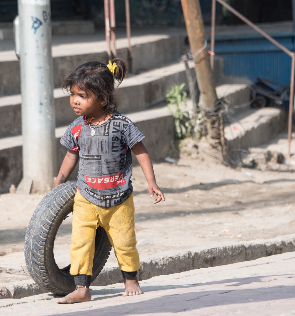 Kinder in Kathmandu