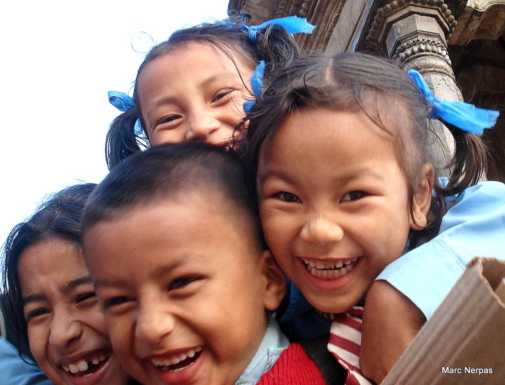 Kinder in Kathmandu