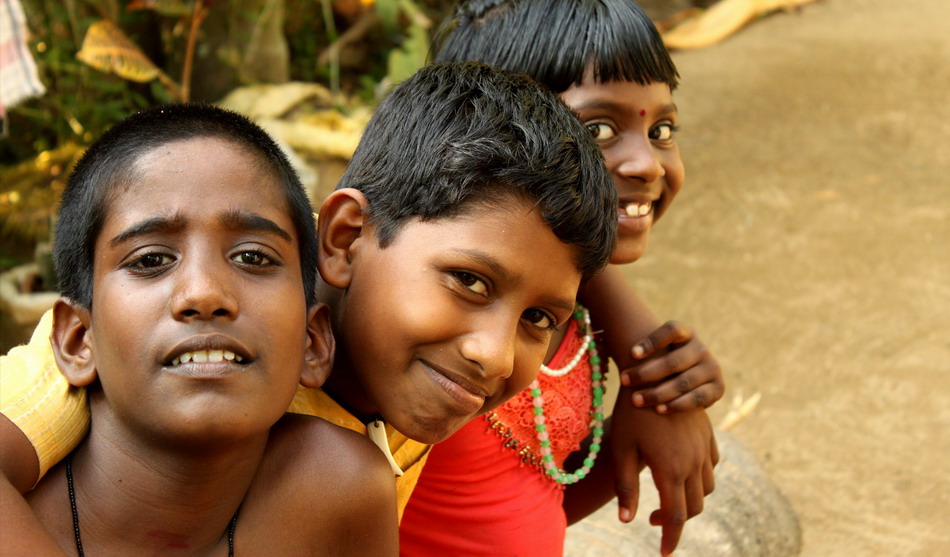 Kinder in Kerala/Indien