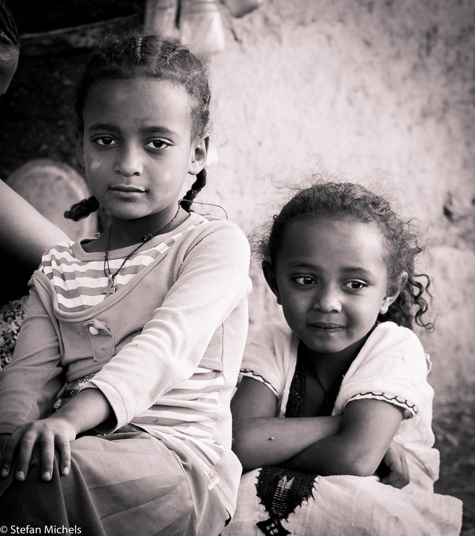 Kinder in Lalibela