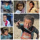 Kinder in Nepal und Tibet