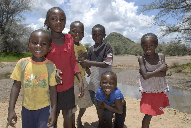 Kinder in Okahandja