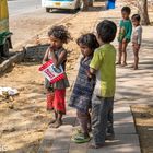 Kinder in Old Delhi
