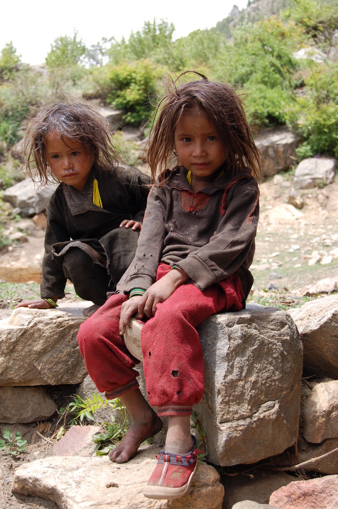 Kinder in Tibet/Nepal