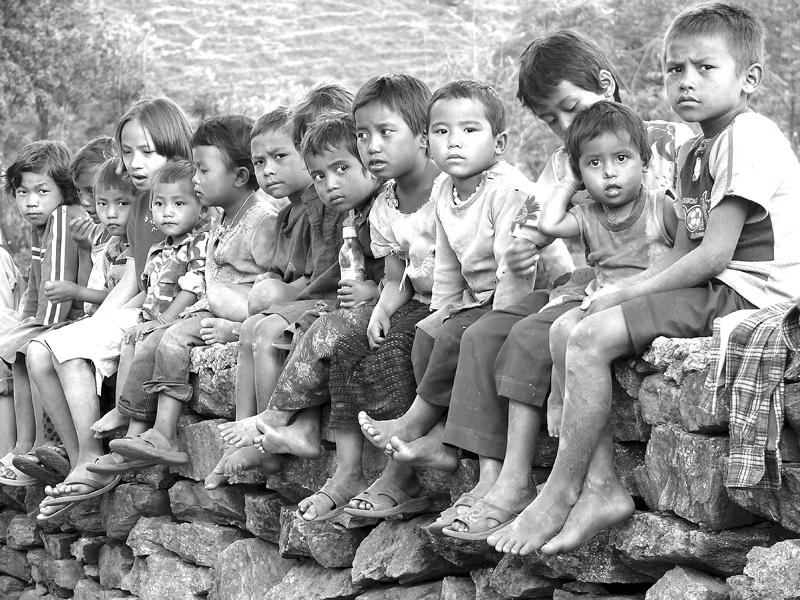 Kinder Nepals 2008