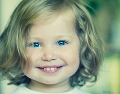 Kinder Portrait blaue Augen