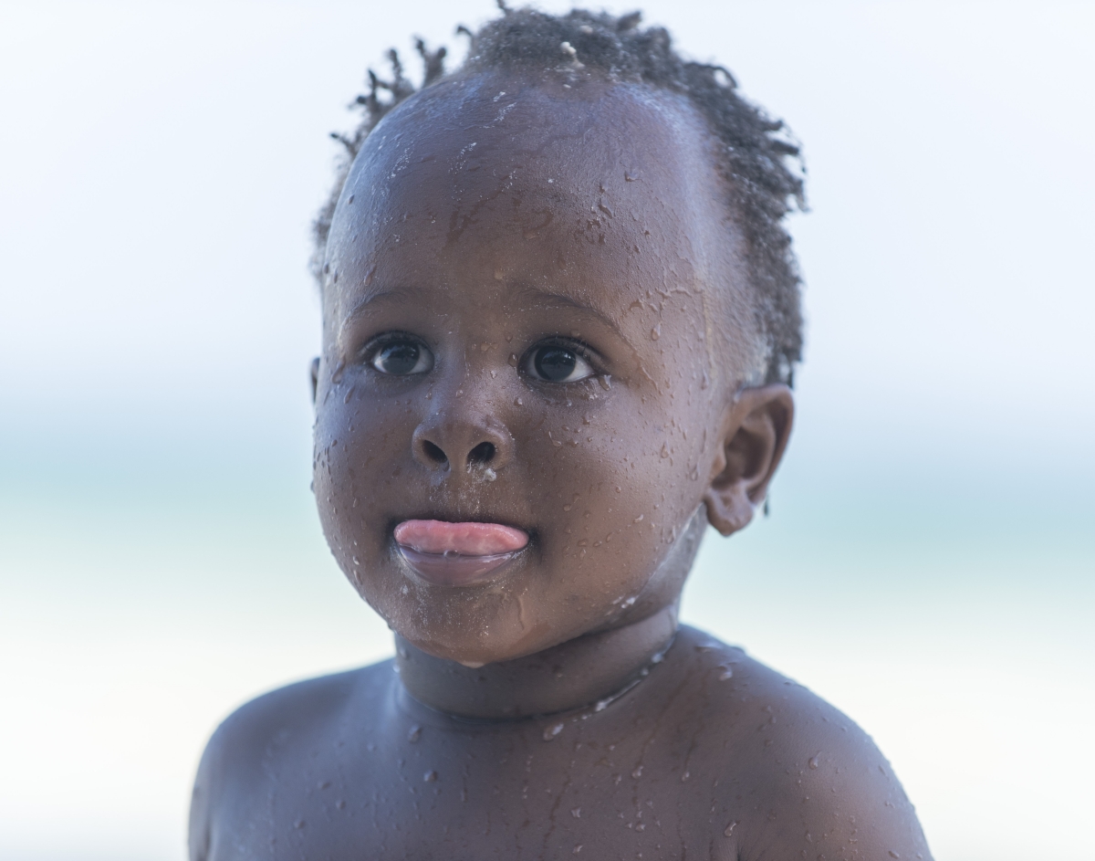 Kinder und Kamera Liebe in Kenia